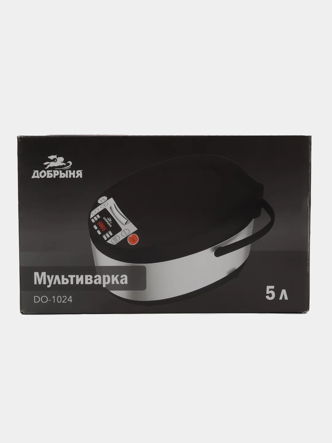 Мультиварка Добрыня DO-1024 1000 Вт 4 л(Черный / Серебристый)