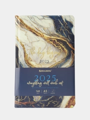Ежедневник датированный 2025 Brauberg, планер планинг записная книжка А5, под кожу