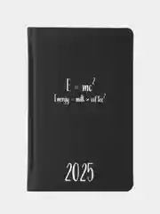 Ежедневник датированный 2025 Brauberg, планер планинг записная книжка А5, под кожу
