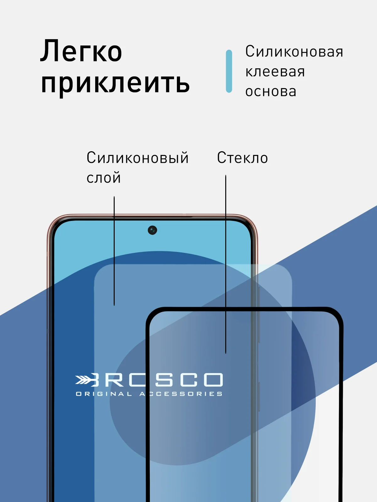 Прозрачный 1-2 шт стекло для Samsung Galaxy S21 защитное ROSCO прозрачное олеофобное с черной рамкой