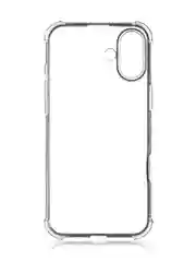 Прозрачный чехол для iPhone 16 Plus противоударный силиконовый ROSCO прозрачный с усиленными углами