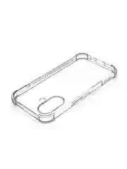 Прозрачный чехол для iPhone 16 противоударный силиконовый ROSCO прозрачный с защитой камер, углами