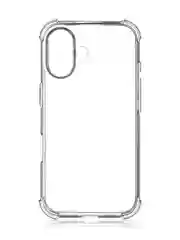 Прозрачный чехол для iPhone 16 противоударный силиконовый ROSCO прозрачный с защитой камер, углами