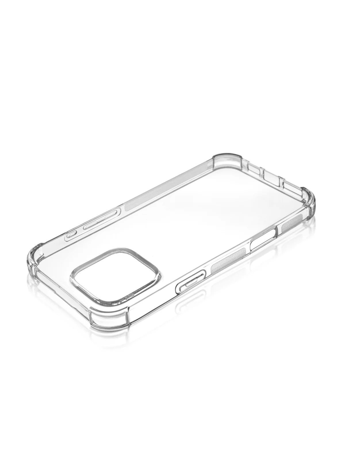 Прозрачный чехол для iPhone 16 Pro Max противоударный силиконовый ROSCO прозрачный, усиленные углы