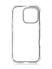 Прозрачный чехол для iPhone 16 Pro противоударный силиконовый ROSCO прозрачный, с защитой камер, углов