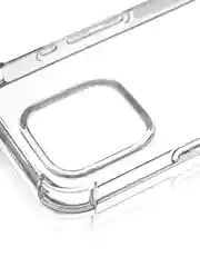 Прозрачный чехол для iPhone 16 Pro противоударный силиконовый ROSCO прозрачный, с защитой камер, углов