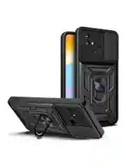 Черный чехол противоударный armors для Xiaomi Redmi 10C и Poco C40 / Редми 10С и Поко С40