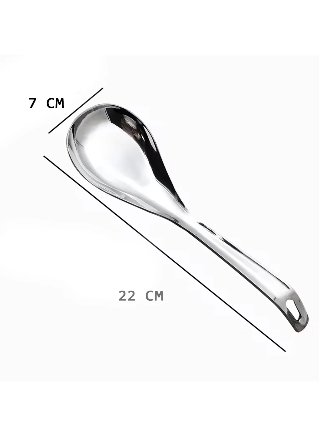 Ложка большая для супа, рисовая ложка, 7х22 см