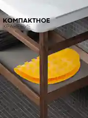 Манго массажный коврик, мочалка для ног и спины для ванной КАРТОФАН силиконовый, ортопедический