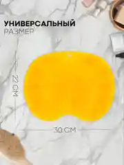 Манго массажный коврик, мочалка для ног и спины для ванной КАРТОФАН силиконовый, ортопедический