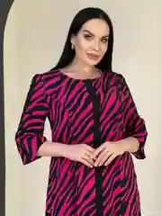 Вишнёвый платье женское А-силуэта, большие размеры