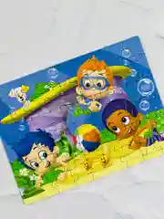 Пазл картонный мини 54 для малышей Подводные игры герои из мультиков игра для развития