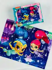 Пазл картонный мини 54 для малышей Мозаика puzzle 35 Шиммер и Шайн игра развитие моторики