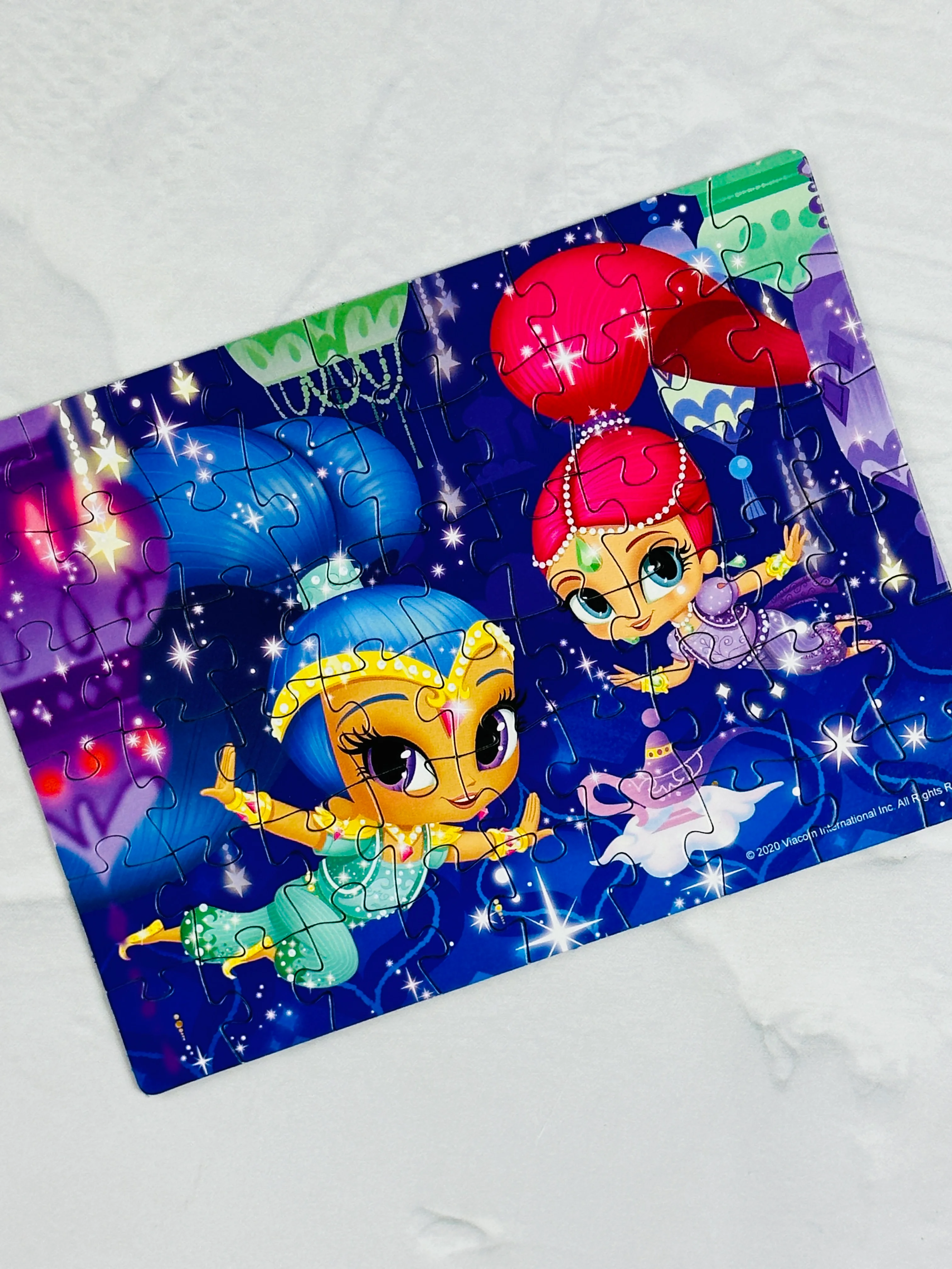 Пазл картонный мини 54 для малышей Мозаика puzzle 35 Шиммер и Шайн игра развитие моторики
