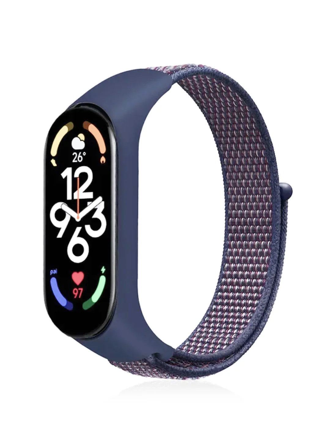 Темно-синий нейлоновый ремешок для Xiaomi Mi Band 7