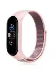 Розовый нейлоновый ремешок для Xiaomi Mi Band 7