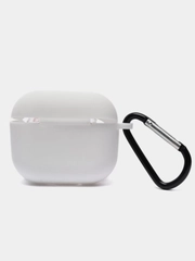 Чехол Apple Airpods 3 с карабином силиконовый аирподс
