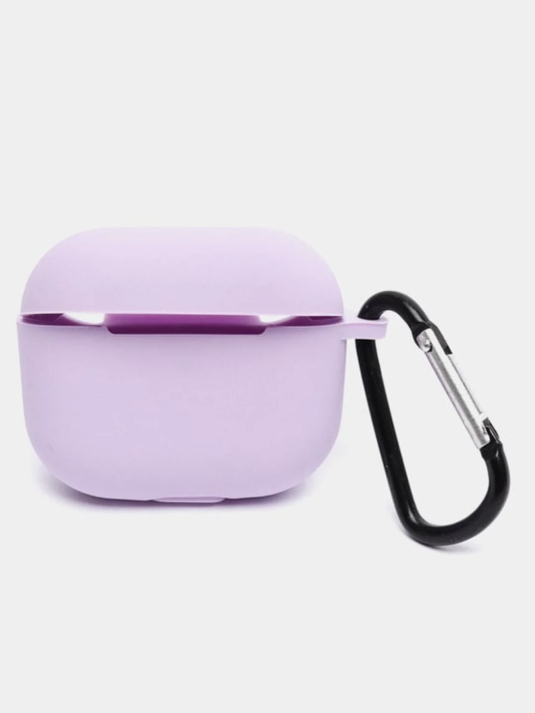 Красный чехол Apple Airpods 3 с карабином силиконовый аирподс