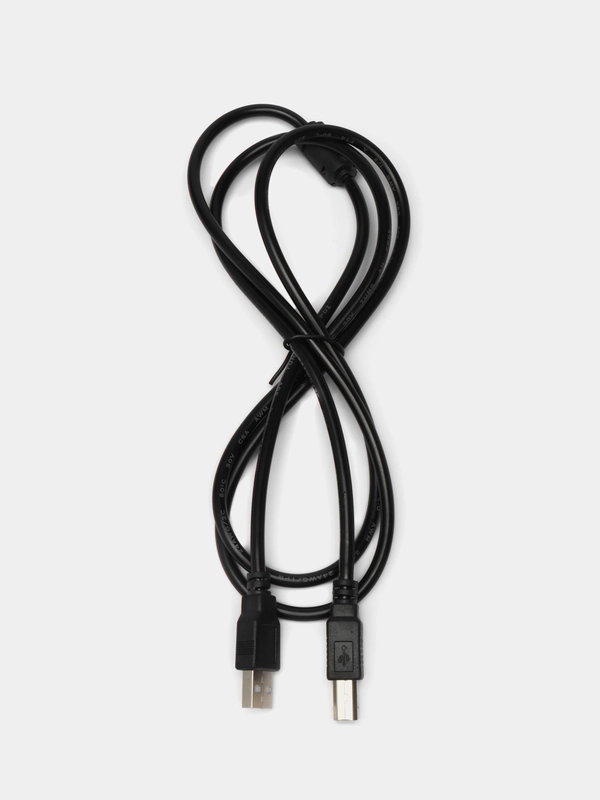 Кабель-переходник для принтера МФУ USB 2.0, AM/BM 1,5 м с ферритовыми кольцами