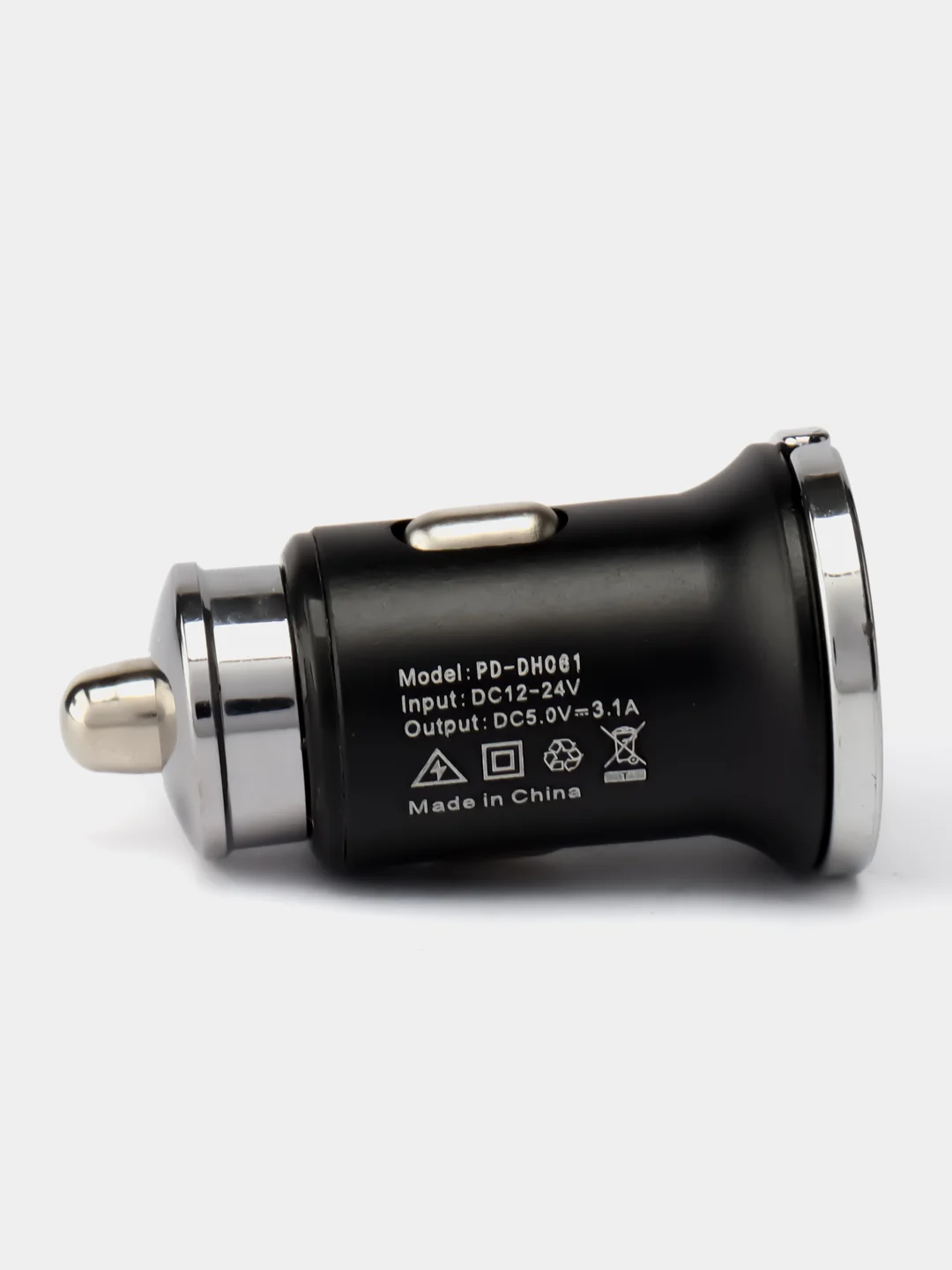 Автомобильное зарядное устройство Т-061 с быстрой зарядкой USB-USB-Type- C