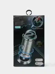 Автомобильное зарядное устройство Т-061 с быстрой зарядкой USB-USB-Type- C