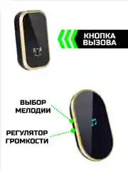 Звонок беспроводной дверной, без батареек