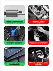 Зарядное автомобильное устройство для телефона USB Type-C