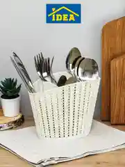 Слоновая кость сушилка для столовых приборов ВЯЗАНИЕ IDEA