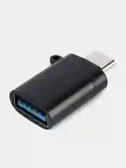 Черный адаптер переходник USB Type C на USB 3.0 otg
