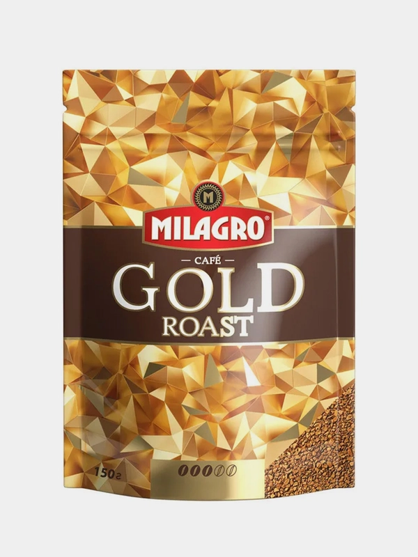 Кофе растворимый MILAGRO Gold Roast, сублимированный, 150 г