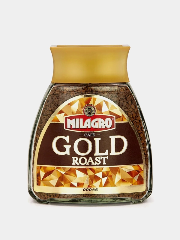 Кофе растворимый MILAGRO Gold Roast, сублимированный, 190 г