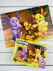 Пазл Лунтик 104 Мозаика Игра Мульт Луня Мила Кузя Паззл