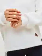 Молочный свитшот женский флисовый, оверсайз,толстовка с начесом