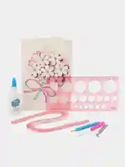 Бирюзовый набор Квиллинга для создания 3D пано