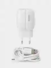 Белый зарядник Зарядка Зарядное устройство Тайп си СЗУ 2USB Charging 2.4A 2 входа блок питания