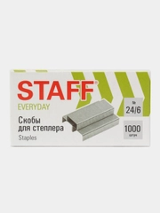 Скобы для большого канцелярского степлера №24/6   1000 штук