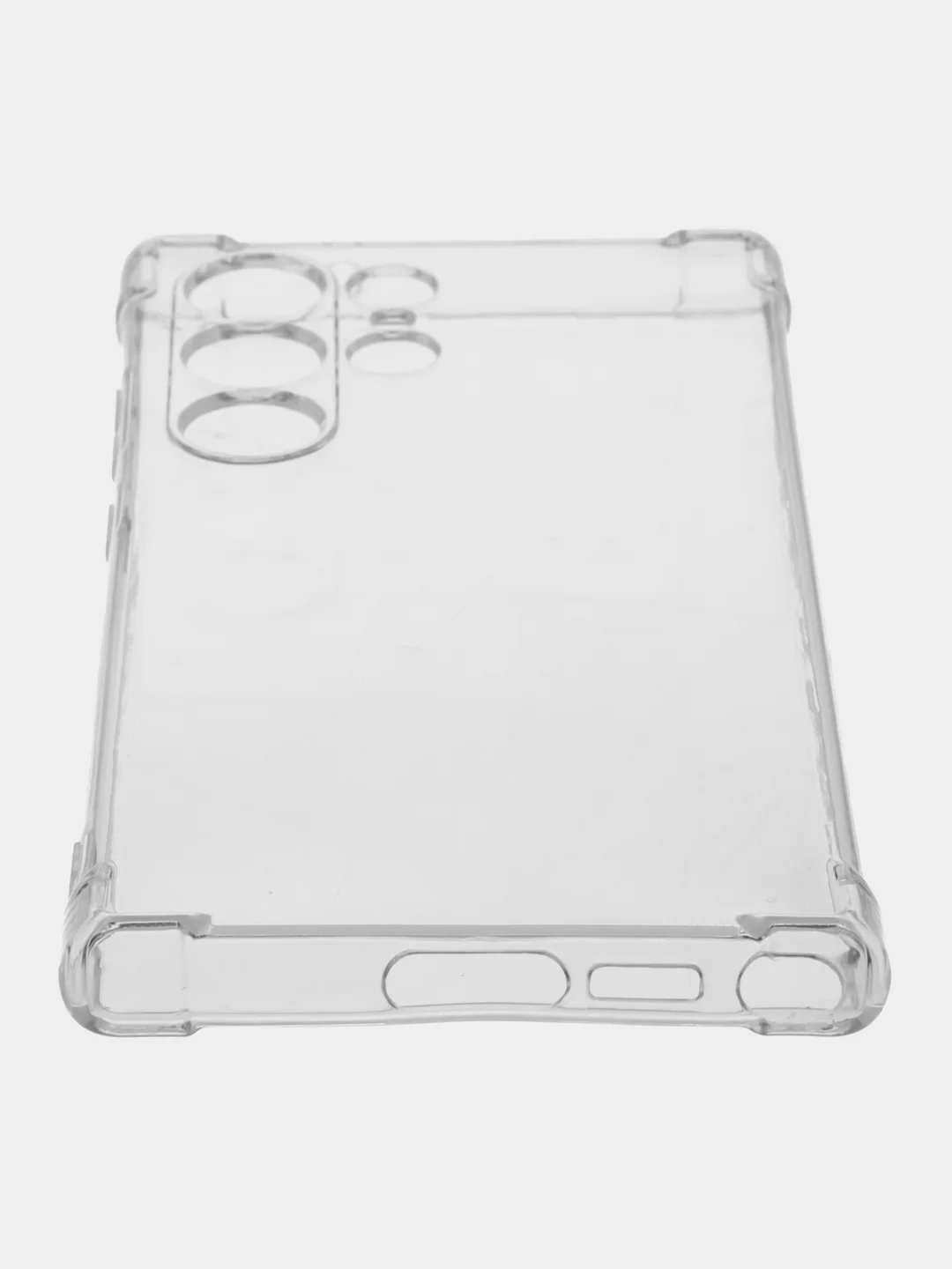 Прозрачный чехол Samsung Galaxy S23 Ultra (Самсунг Галакси С23 Ультра) прозрачный противоударный