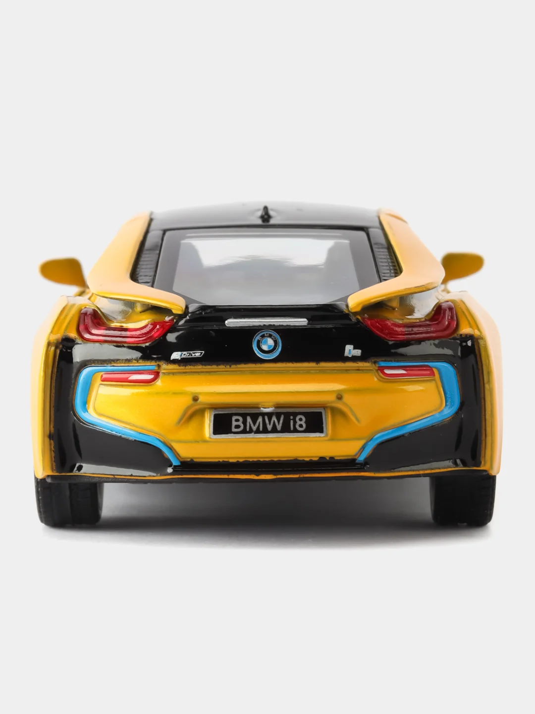 Желтый масштабная модель авто 1:36 BMW i8