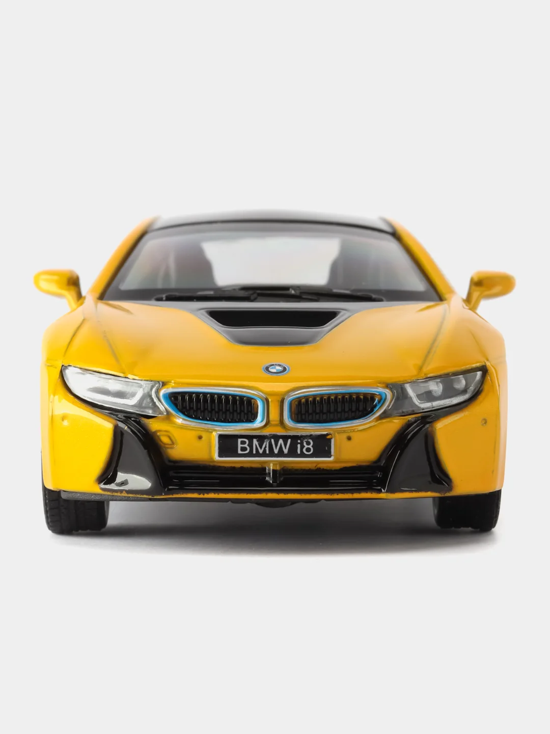 Желтый масштабная модель авто 1:36 BMW i8