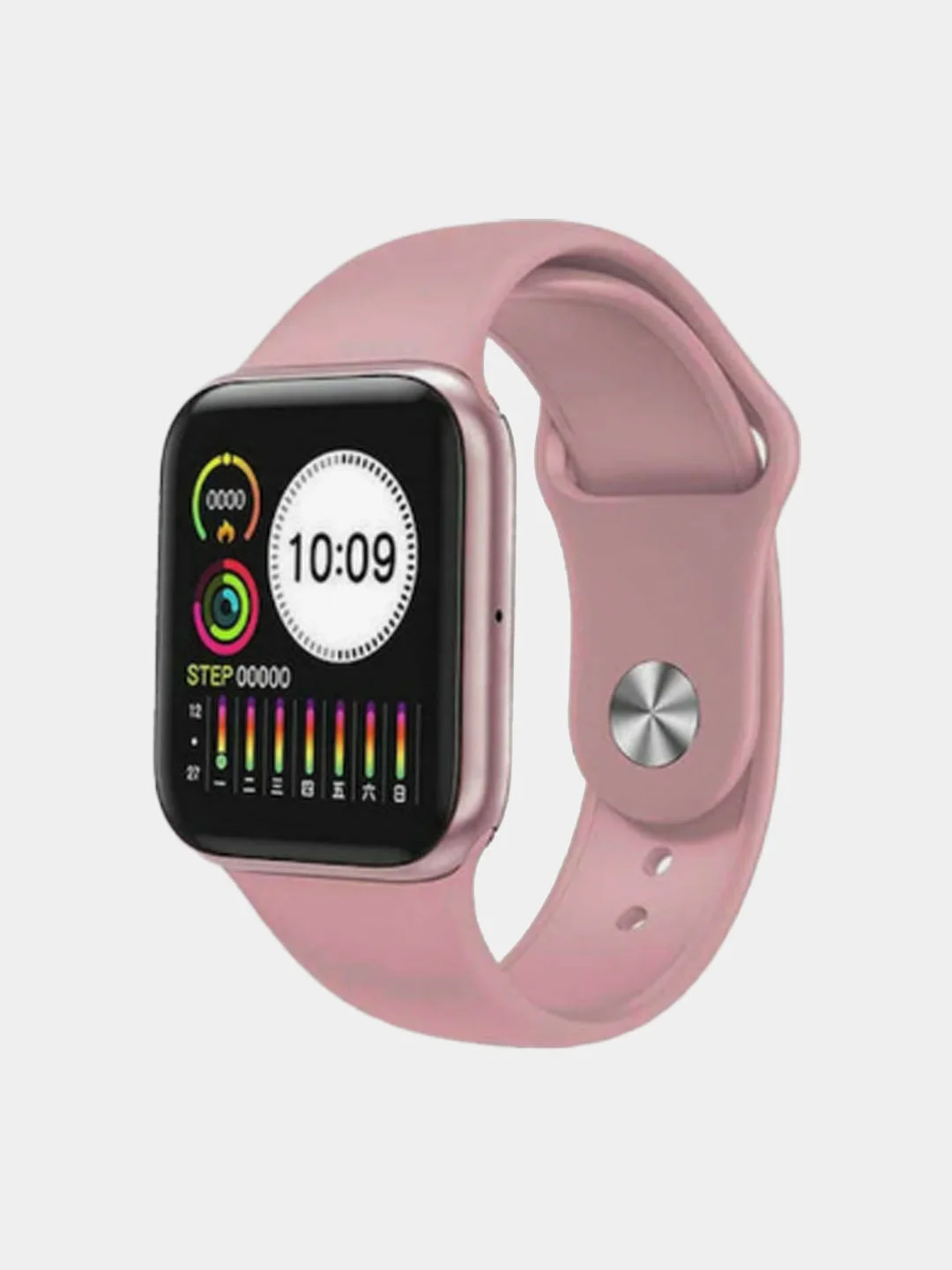 Розовый смарт часы женские, мужские X8 Pro Smart Watch,45 мм. Умные часы для Android и Iphone