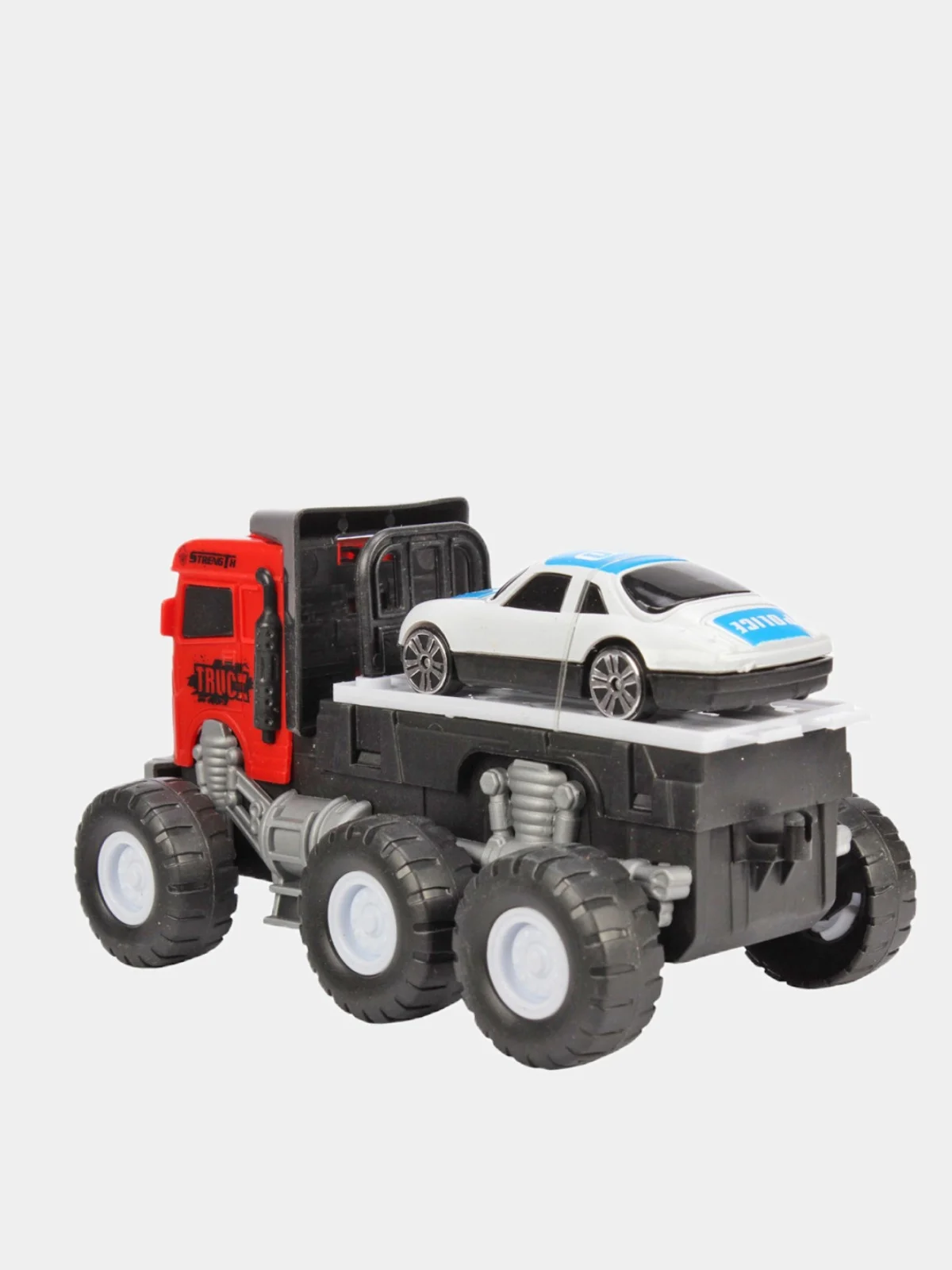 Игрушечный Автовоз, инерционный + 1 машинка