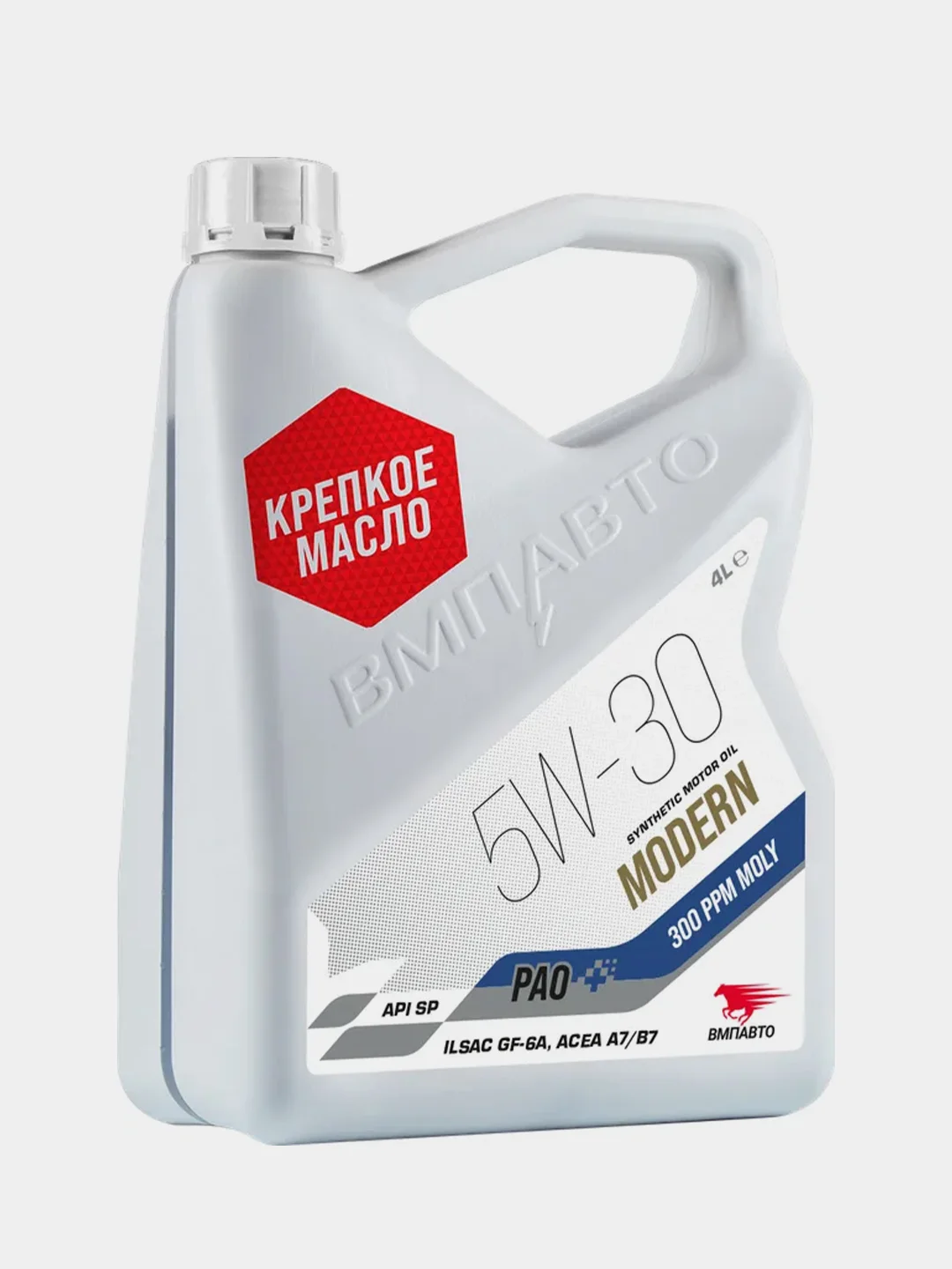 Масло моторное ВМПАВТО Modern 5W-30, A7/B7, GF-6A, SP, канистра 4 л