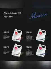 Масло моторное ВМПАВТО Modern 5W-30, A7/B7, GF-6A, SP, канистра 4 л