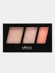 Разноцветный lavellecollection Палетка для контуринга Few steps скульптор, румяна, хайлайтер 03 rose