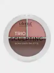 Разноцветный lavellecollection Палетка для контуринга румяна-скульптор, хайлайтер, бронзер SUNKISSED