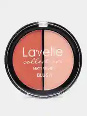 Кремовый lavellecollection Румяна для лица, 2-цветные компактные, тон 03 персик