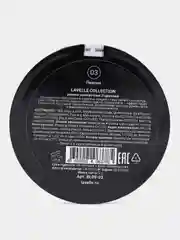 Кремовый lavellecollection Румяна для лица, 2-цветные компактные, тон 03 персик