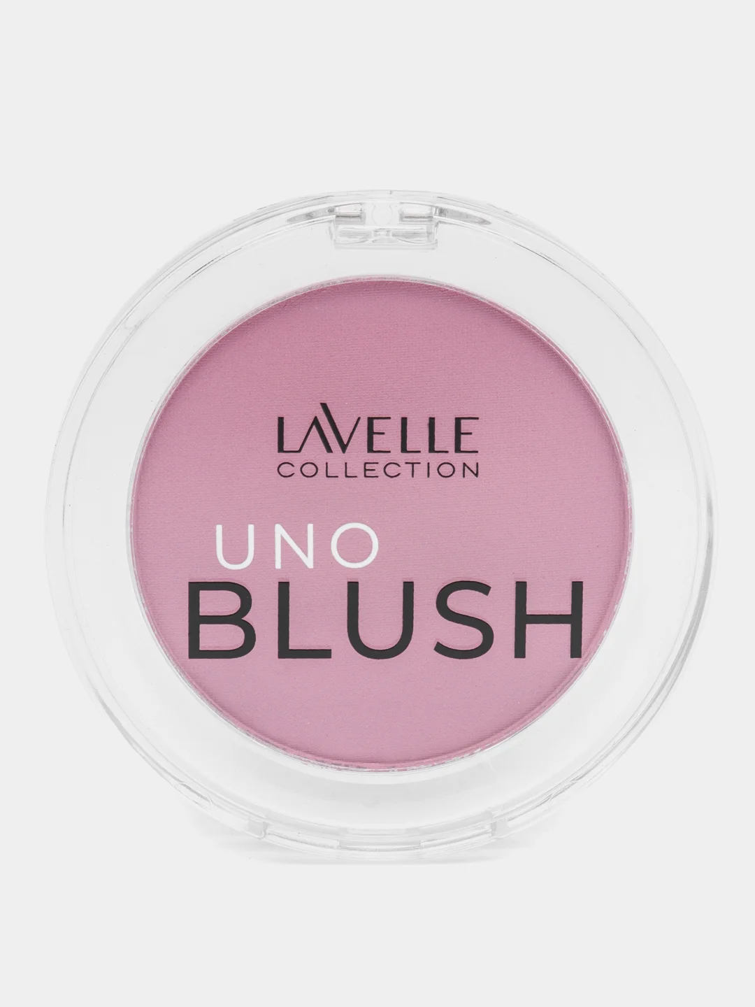 Тёмно-розовый lavellecollection Румяна для лица сухие розовые UNO BLUSH тон 03