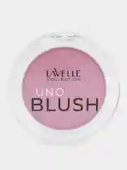 Тёмно-розовый lavellecollection Румяна для лица сухие розовые UNO BLUSH тон 03