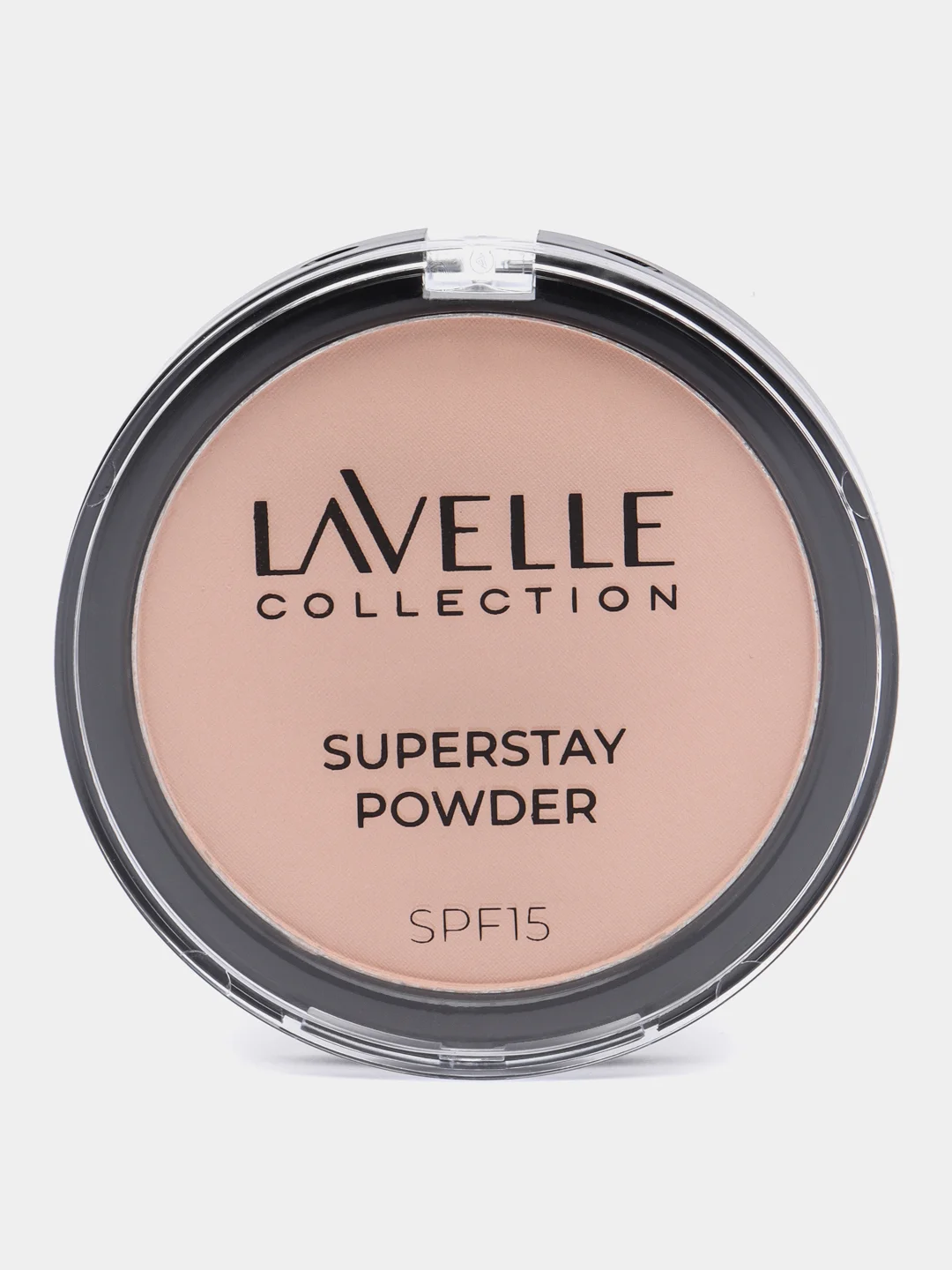 Розовый lavellecollection Пудра для лица компактная устойчивая, тон 02 розовый